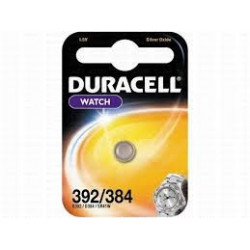 Pila piatta per orologio da polso. Duracell 392/384 - BATTERIE